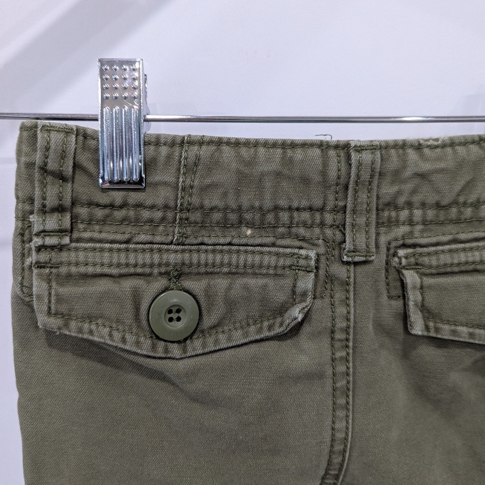 Tea Collection Olive Green Cargo Pants 100% Cotton Boys Kids Toddler Size 4 - Picture 5 of 7